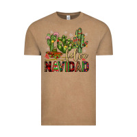 Vintage Coffee cactus feliz navidad Vintage Tee - JahusDesignShop