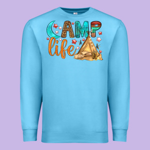 Camp Life Premium Sweatshirt Designed By Bundleandbundleshop