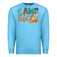 Ocean Blue Camp Life Premium Sweatshirt - BundleAndBundleShop