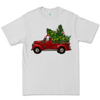 Dove Grey Christmas Farm Truck With Baby Sheep Premium Tee - RanaPortraitStore