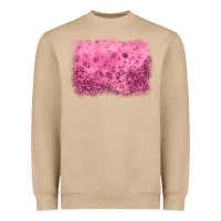 Mushroom pink glitter background Heavyweight Sweatshirt - JahusDesignShop