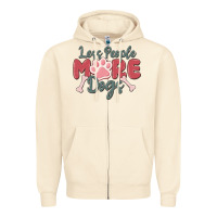 Sandshell less people more dogs Zipper Hoodie - MaliasSmallBusiness