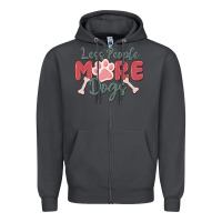 Smoke less people more dogs Zipper Hoodie - MaliasSmallBusiness