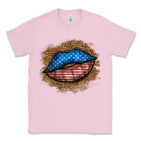 Bubblegum Pink western 4 of july lips Classic Tee - BundleAndBundleShop