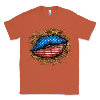 Copper western 4 of july lips Classic Tee - BundleAndBundleShop