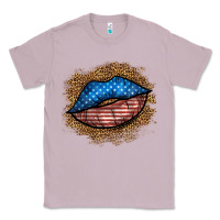 Lilac western 4 of july lips Classic Tee - BundleAndBundleShop