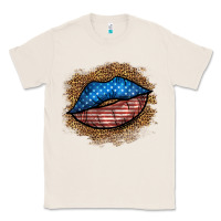 Natural western 4 of july lips Classic Tee - BundleAndBundleShop