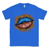 True Royal western 4 of july lips Classic Tee - BundleAndBundleShop