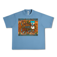 Pebble Blue coffee and grace Urban Heavy Tee - JahusDesignShop