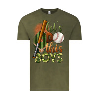 Vintage Olive let's do this boys field baseball Vintage Tee - BundleAndBundleShop