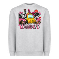 Heather Grey bus driver Heavyweight Sweatshirt - AdoDesignShop