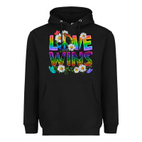 Black Pride LGBTQ+ Love Wins Heavyweight Hoodie - BundleAndBundleShop