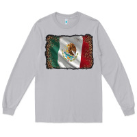Moon Dust mexico flag black glitter leopard Long Sleeve Tee - AdoDesignShop