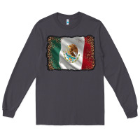 Smoke mexico flag black glitter leopard Long Sleeve Tee - AdoDesignShop