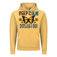 Vintage Mustard keep calm dream on Vintage Hoodie - CowhideDigitalArt