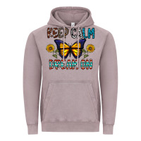 Keep Calm Dream On Vintage Hoodie | Teevron