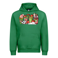 Emerald Cow and strawberry coffee cups Urban Hoodie - HowdyJamesFarm