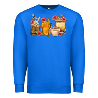 True Royal Honey And Bee With Flower Coffee Cup Premium Sweatshirt - BundleAndBundleShop