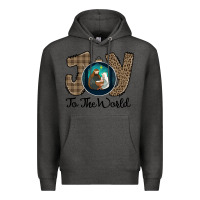 Charcoal Heather Joy to the World Premium Hoodie - Bettercallsaul