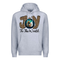 Heather Grey Joy to the World Premium Hoodie - Bettercallsaul