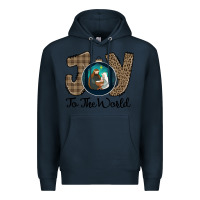 Navy Joy to the World Premium Hoodie - Bettercallsaul