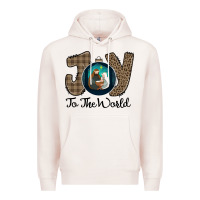 Pale Pink Joy to the World Premium Hoodie - Bettercallsaul