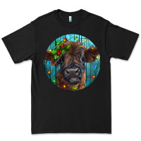 Black Calf Christmas Premium Tee - RanaPortraitStore