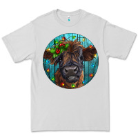 Dove Grey Calf Christmas Premium Tee - RanaPortraitStore