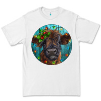 White Calf Christmas Premium Tee - RanaPortraitStore