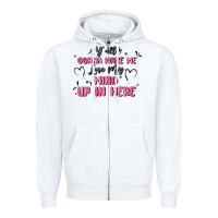 White y'all gonna make me lose my mind Zipper Hoodie - MaliasSmallBusiness