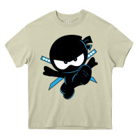 Mossy ninja kid Heavy Core Tee - Unal Design