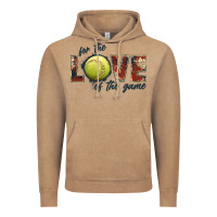 Vintage Coffee softball love of the game Vintage Hoodie - JahusDesignShop