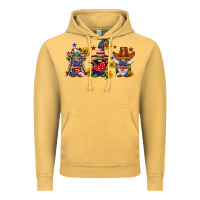 Vintage Mustard american gnomes Vintage Hoodie - FaDigitalArtStudio
