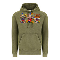 Vintage Olive american gnomes Vintage Hoodie - FaDigitalArtStudio