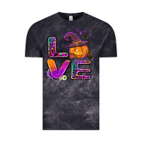 Cloud Black halloween love Vintage Tee - AdoDesignShop