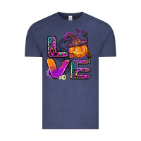 Vintage Denim halloween love Vintage Tee - AdoDesignShop