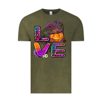 Vintage Olive halloween love Vintage Tee - AdoDesignShop