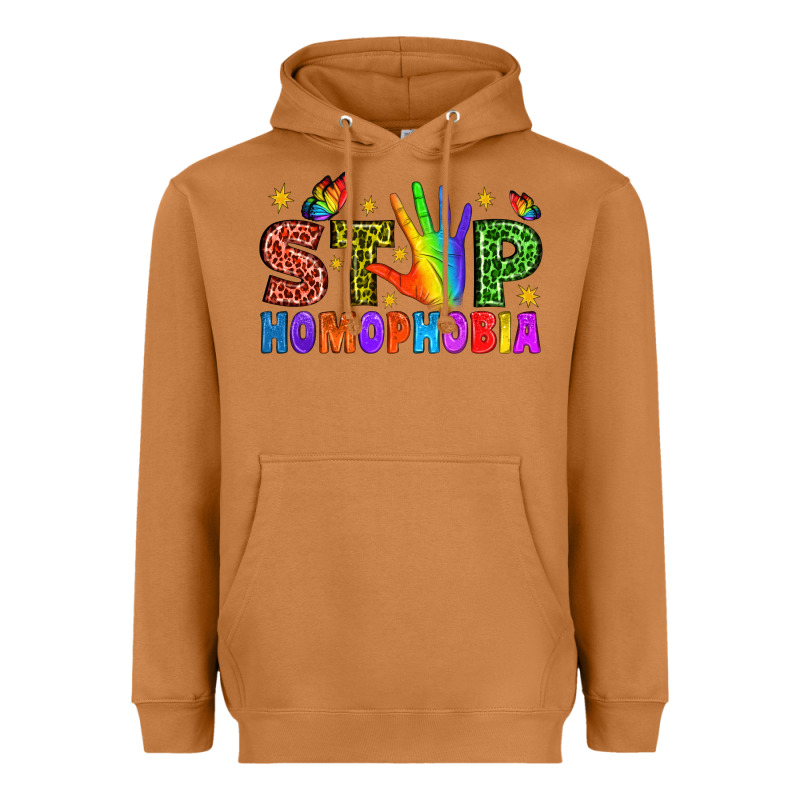 Western Stop Homophobia Heavyweight Hoodie by BundleAndBundleShop | Teevron