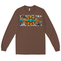 Chestnut leopard sunflower mom license plate Long Sleeve Tee - Artiststas