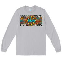 Moon Dust leopard sunflower mom license plate Long Sleeve Tee - Artiststas