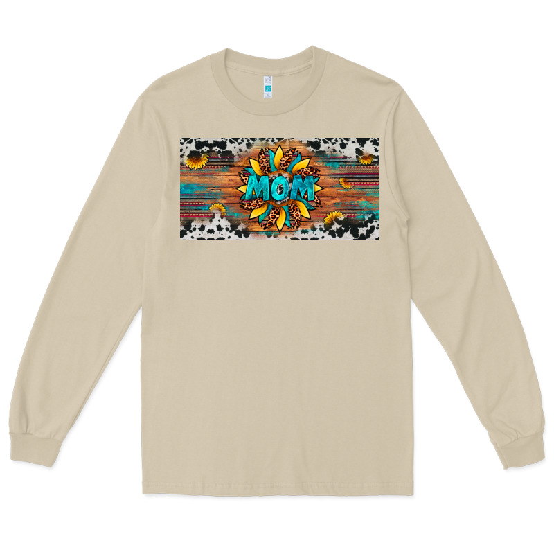 Leopard Sunflower Mom License Plate Long Sleeve Tee by Artiststas | Teevron