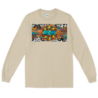 Mushroom leopard sunflower mom license plate Long Sleeve Tee - Artiststas