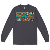 Smoke leopard sunflower mom license plate Long Sleeve Tee - Artiststas