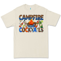 Bone campfire and cocktails Premium Tee - texasbilliewilder