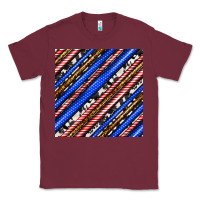 Burgundy western america seamless pattern Classic Tee - BundleAndBundleShop