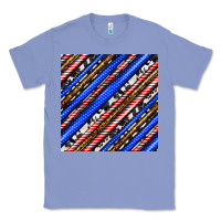 Colony Blue western america seamless pattern Classic Tee - BundleAndBundleShop