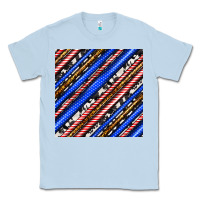 Dusty Blue western america seamless pattern Classic Tee - BundleAndBundleShop