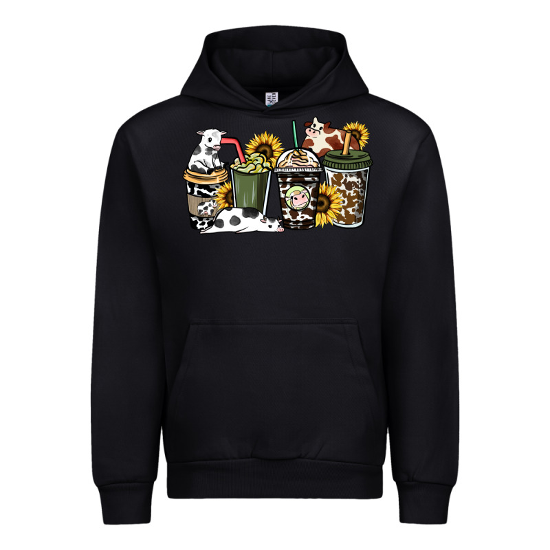 Cowhide Coffee Cups Urban Hoodie by HowdyJamesFarm | Teevron