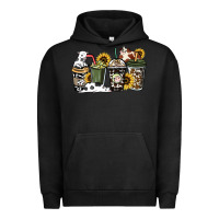 Pigment Black Cowhide coffee cups Urban Hoodie - HowdyJamesFarm