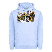 Pigment Grape Ice Cowhide coffee cups Urban Hoodie - HowdyJamesFarm
